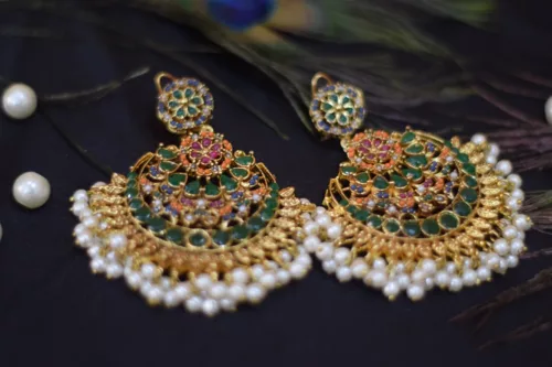indian design earrings