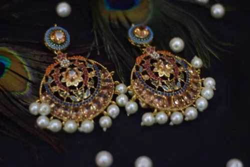 indian design earrings